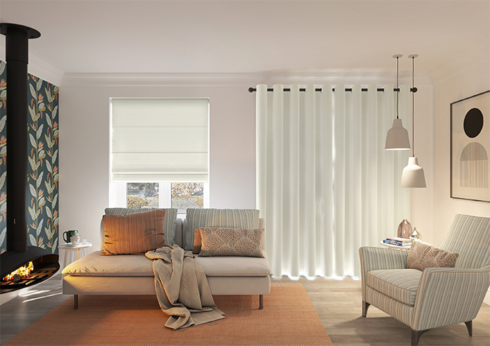 Ultra Luxe Velvet, White Lace - Made to Measure Curtains - Image 15